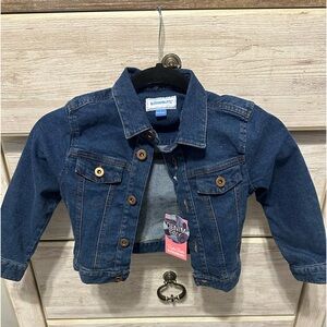 NWT Ruggedbutts by Ruffle Butts Blue Denim Jacket Size 5